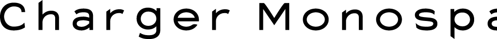 Preview image for Charger Monospace Extended