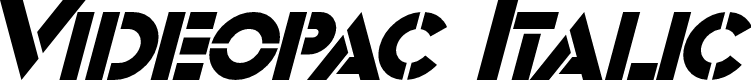 Preview image for Videopac Italic