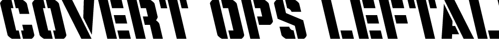 Preview image for Covert Ops Leftalic
