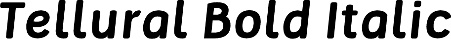 Preview image for Tellural Bold Italic