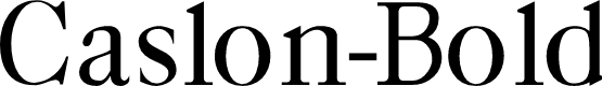 Preview image for Caslon-Bold