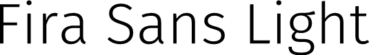 Preview image for Fira Sans Light