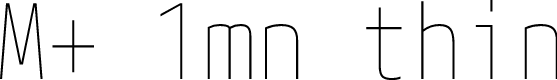 Preview image for M+ 1mn thin