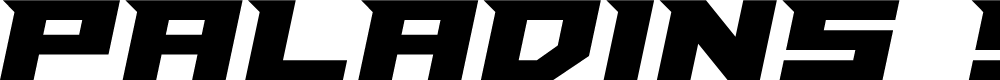 Preview image for Paladins Semi-Italic