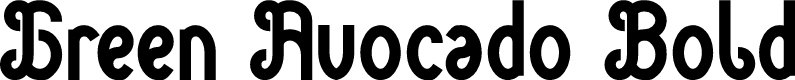 Preview image for Green Avocado Bold