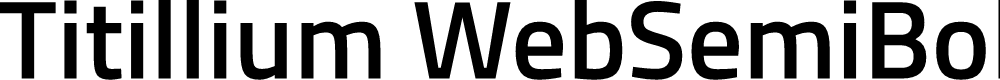 Preview image for Titillium WebSemiBold