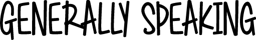 Preview image for Generally Speaking