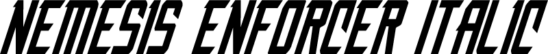 Preview image for Nemesis Enforcer Italic