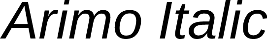 Preview image for Arimo Italic