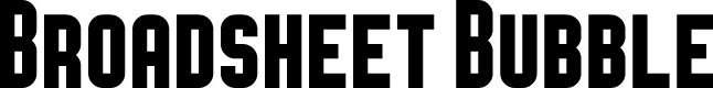 Preview image for Broadsheet Bubble