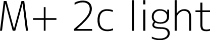 Preview image for M+ 2c light