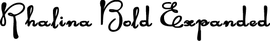 Preview image for Rhalina Bold Expanded