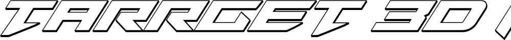 Preview image for Tarrget 3D Italic