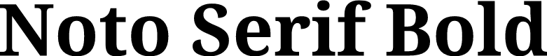 Preview image for Noto Serif Bold