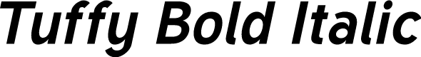 Preview image for Tuffy Bold Italic