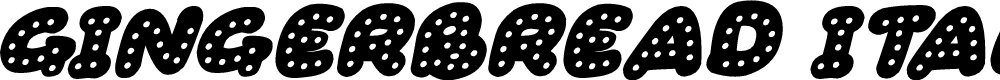 Preview image for Gingerbread Italic