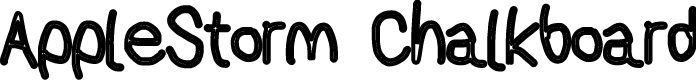 Preview image for AppleStorm Chalkboard