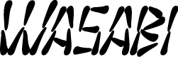 Preview image for SF Wasabi Condensed Bold Italic