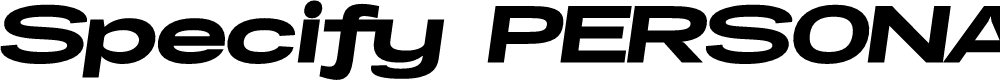 Preview image for Specify PERSONAL Extraexpanded Black Italic