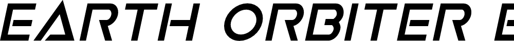 Preview image for Earth Orbiter Extra-Bold Italic