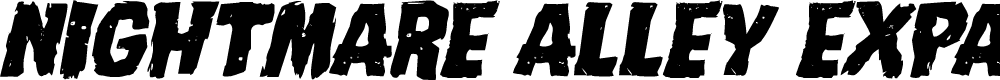 Preview image for Nightmare Alley Expanded Italic