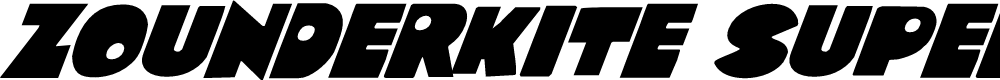 Preview image for Zounderkite Super-Italic