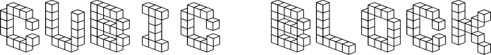 Preview image for DemonCubicBlockFont