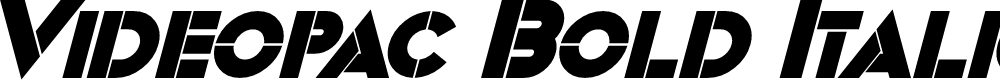 Preview image for Videopac Bold Italic