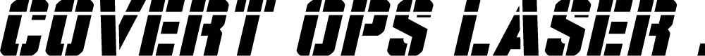 Preview image for Covert Ops Laser Italic