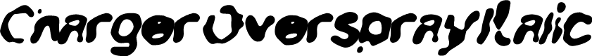 Preview image for Charger Overspray Italic