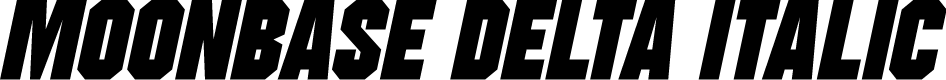 Preview image for Moonbase Delta Italic