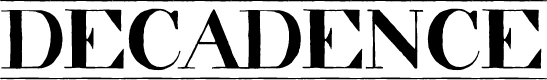 Preview image for decadence itd condensed marquee