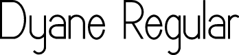 Preview image for Dyane Regular