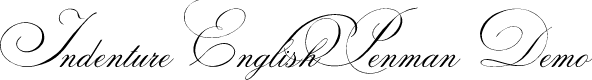 Preview image for Indenture English Penman Demo