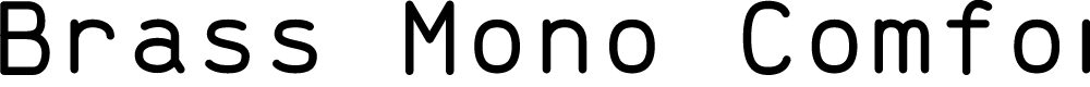 Preview image for Brass Mono Comfortable Regular