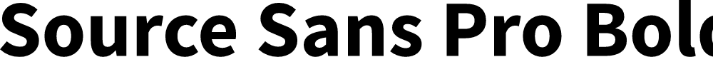 Preview image for Source Sans Pro Bold