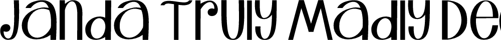 Preview image for Janda Truly Madly Deeply