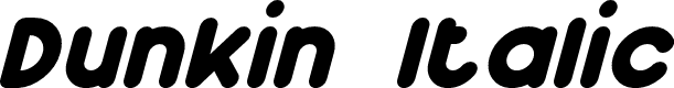 Preview image for Dunkin Italic