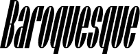 Preview image for SF Baroquesque Condensed Oblique