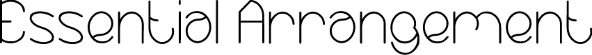 Preview image for Essential Arrangement