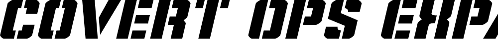 Preview image for Covert Ops Expanded Italic