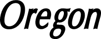 Preview image for Oregon LDO Condensed Bold Oblique