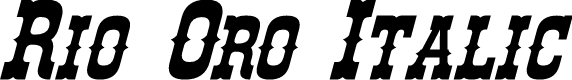 Preview image for Rio Oro Italic
