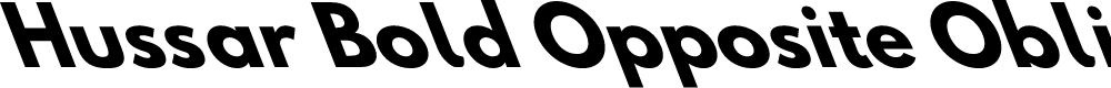 Preview image for Hussar Bold Opposite Oblique Four