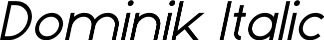 Preview image for Dominik Italic