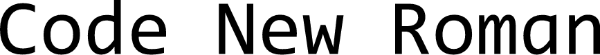 Preview image for Code New Roman