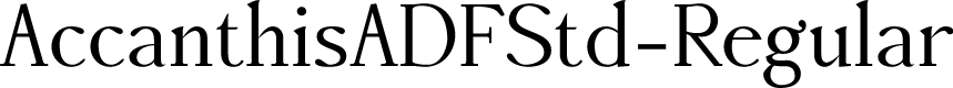Preview image for AccanthisADFStd-Regular