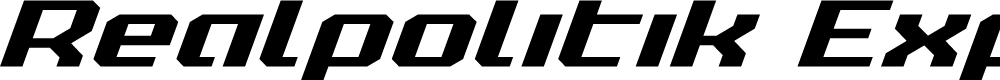 Preview image for Realpolitik Expanded Italic