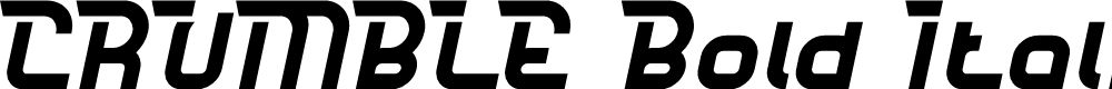 Preview image for CRUMBLE Bold Italic
