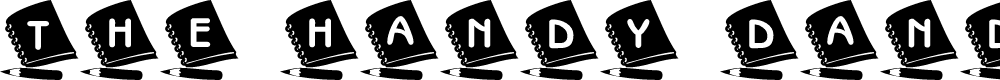 Preview image for 101! The Handy Dandy Font